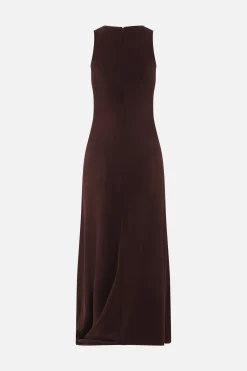 Women LEMAIRE Twisted Hem sleeveless dress in interlock