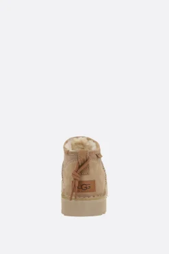 Women UGG Ultra Mini Crafted Regenerate ankle boots