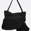 Women DISCORD YOHJI YAMAMOTO Unevenness tote bag in grainy leather
