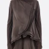 Women YEHUAFAN unstructured jacket in wool and silk