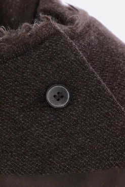 Women YEHUAFAN unstructured jacket in wool and silk