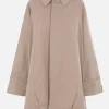 Women HODAKOVA upside down trench coat chino