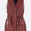 Women CHLOÉ utilitarian vest in leather
