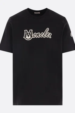 MONCLER Varsity Logo patch cotton t-shirt