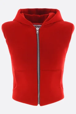 Women DURAN LANTINK velvet neoprene padded waistcoat
