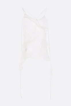 Women ANN DEMEULEMEESTER Vepa asymmetric top in silk