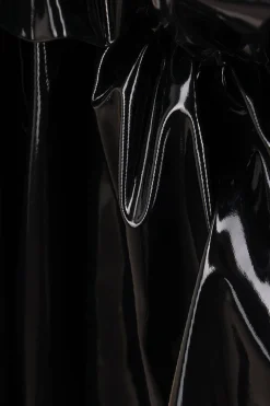 Women COMME DES GARÇONS vinyl balloon skirt