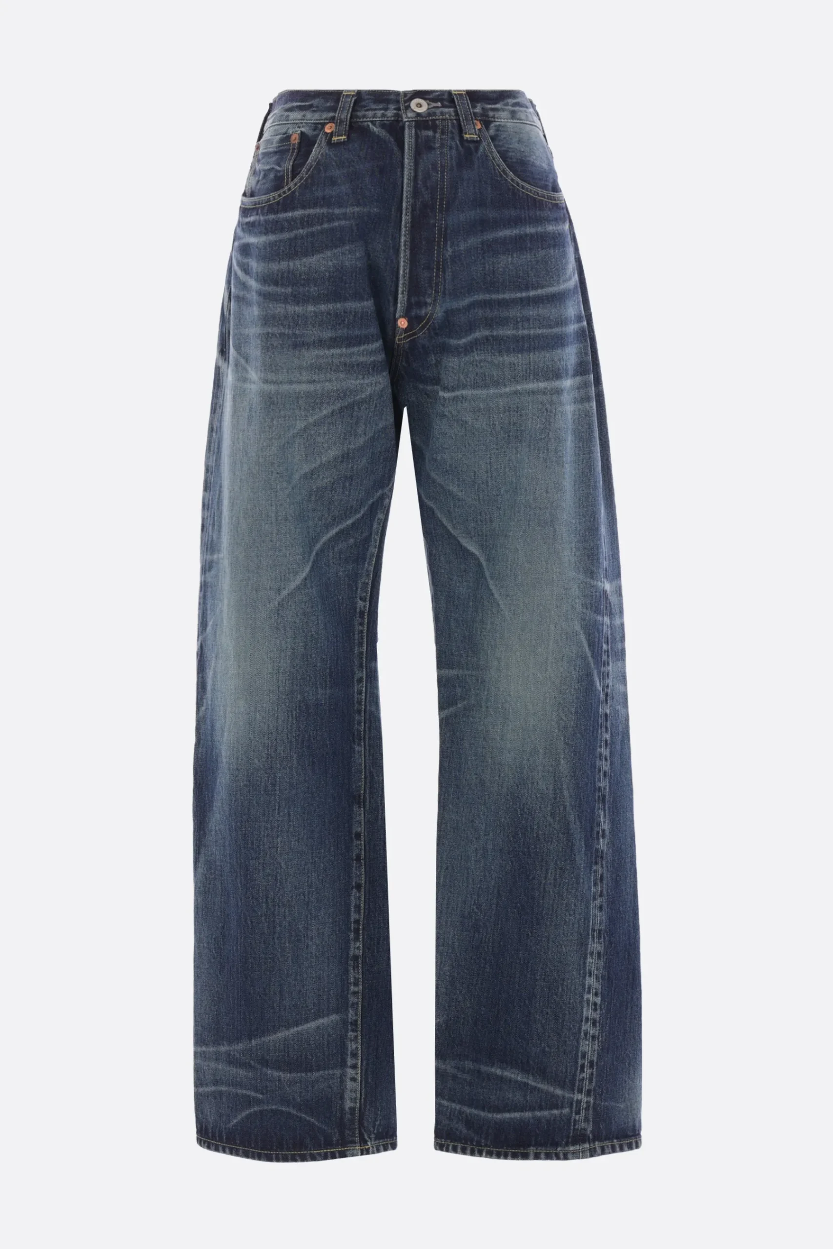Women JUNYA WATANABE washed denim jeans