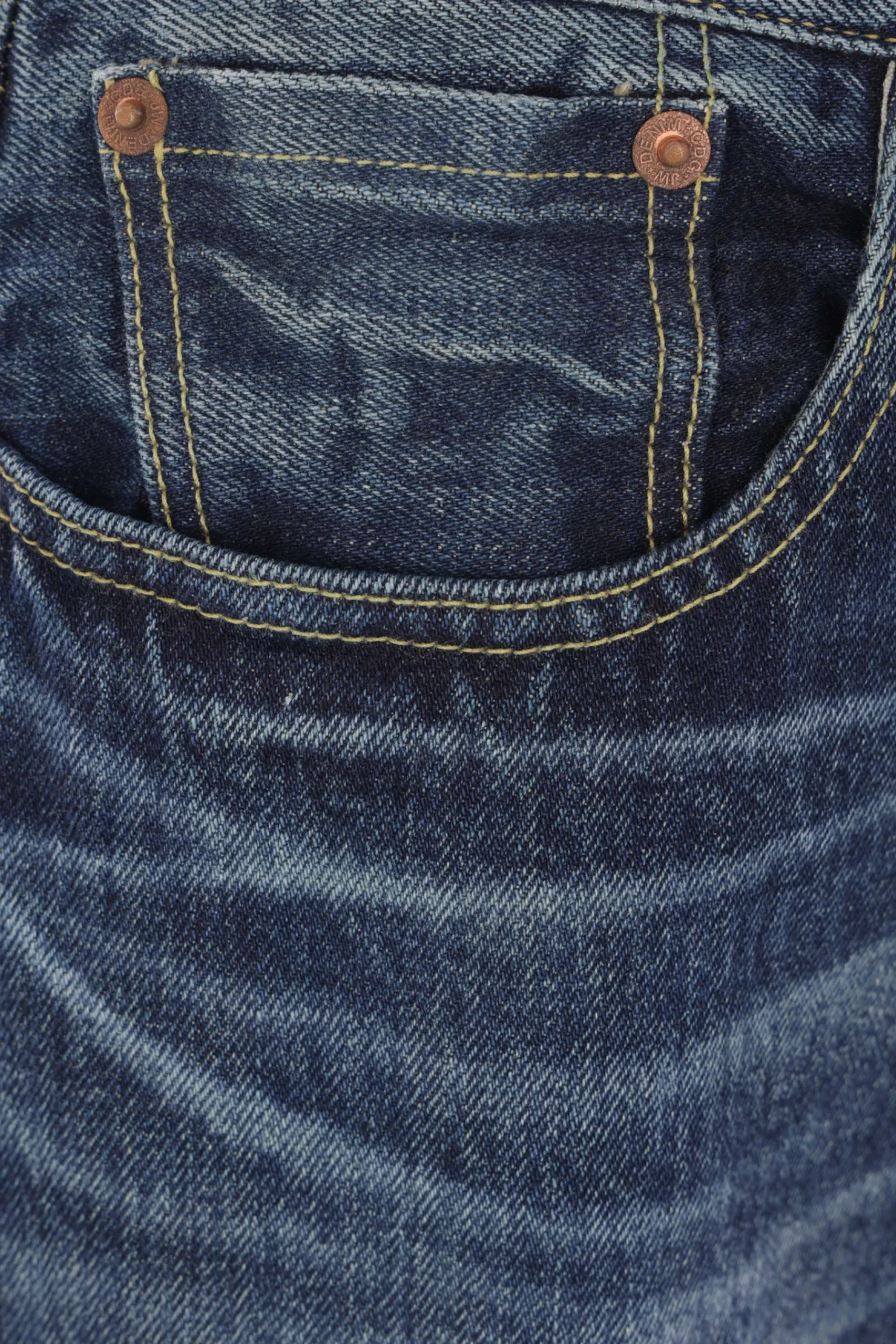 Women JUNYA WATANABE washed denim jeans