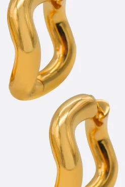Women CHARLOTTE CHESNAIS Wave hoop earrings