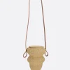 Women INES BRESSAND Wave mini shoulder bag in natural fiber