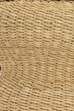 Women INES BRESSAND Wave mini shoulder bag in natural fiber