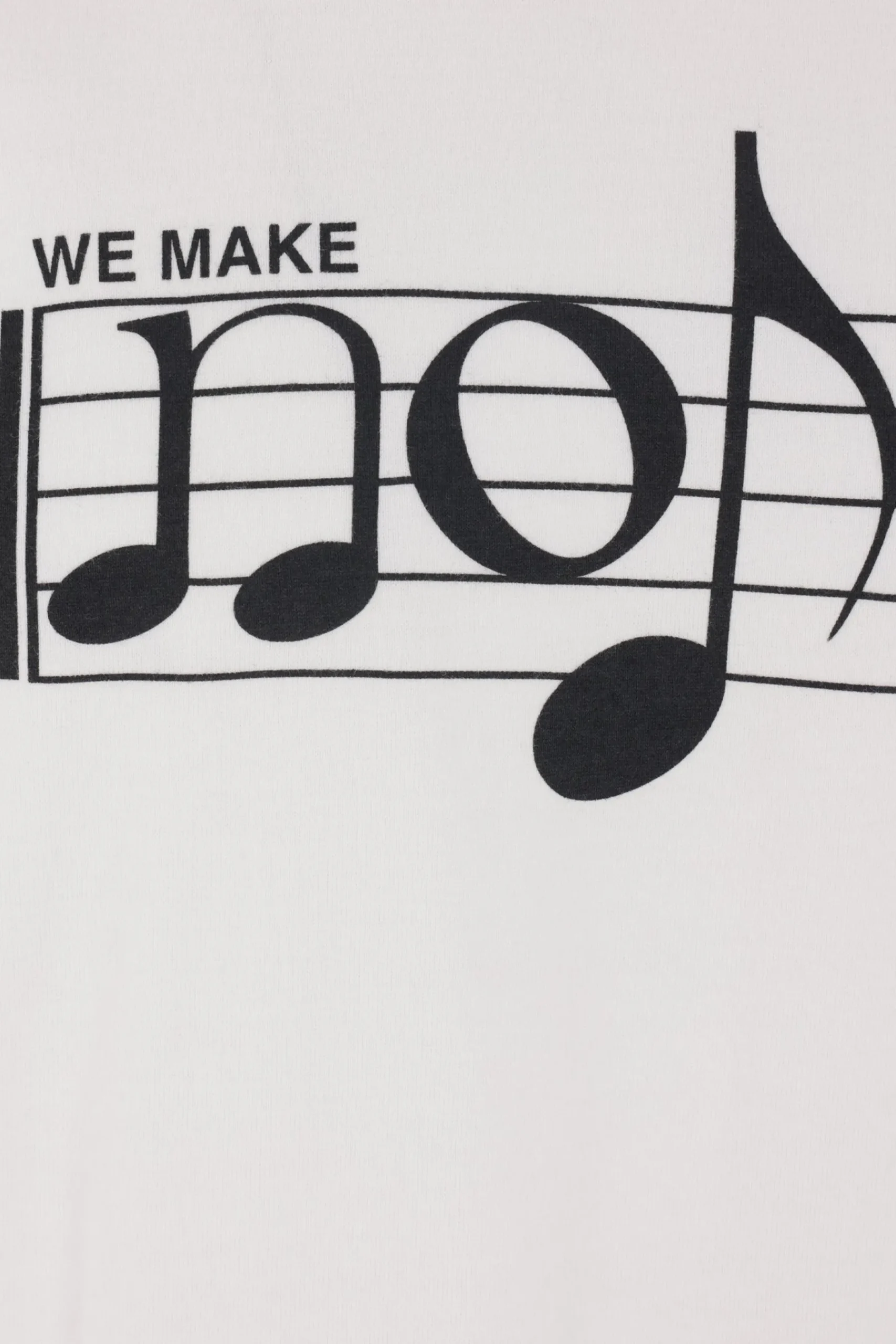 UNDERCOVER We Make Noise print cotton oversize t-shirt