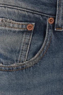 Women MM6 wide-leg denim jeans with drawstring