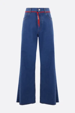 MARNI wide-leg denim trousers