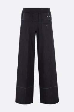 Women 10 CORSO COMO wide-leg stretch denim jeans