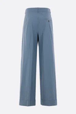 Women ALBERTO BIANI wide-leg trousers in cotton