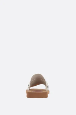 Women CHLOÉ Woody slide sandals in canvas
