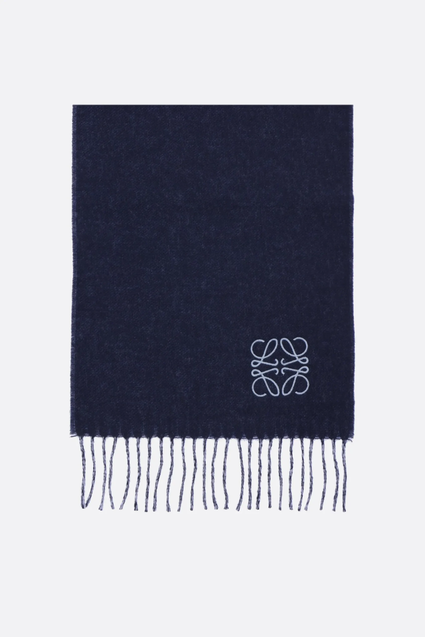 Women LOEWE wool and cashmere reversible scarf