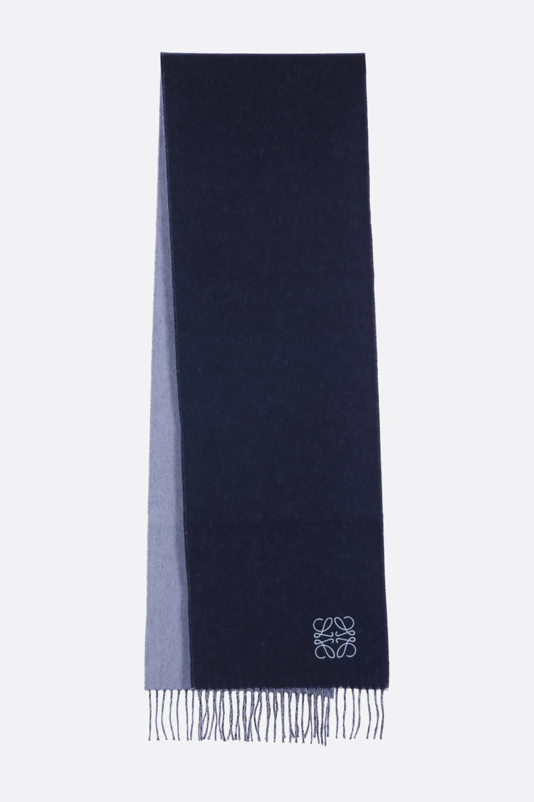 Women LOEWE wool and cashmere reversible scarf