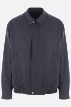 COMME DES GARÇONS HOMME wool and mohair full-zip jacket