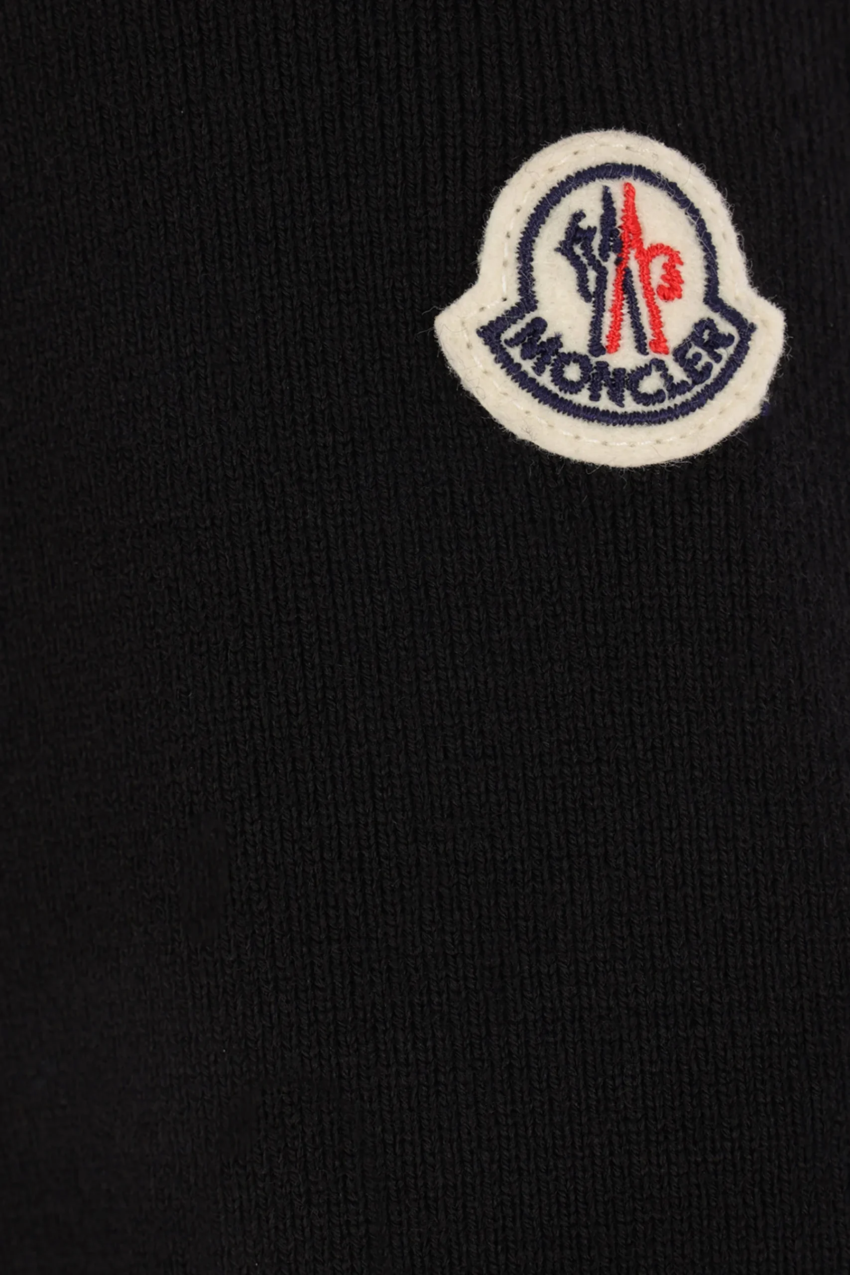 Women MONCLER wool and nylon padded cardigan