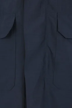 META CAMPANIA COLLECTIVE wool and silk parka coat