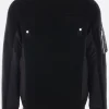 SACAI wool and twill pullover