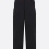 SACAI wool blend cargo trousers with belt
