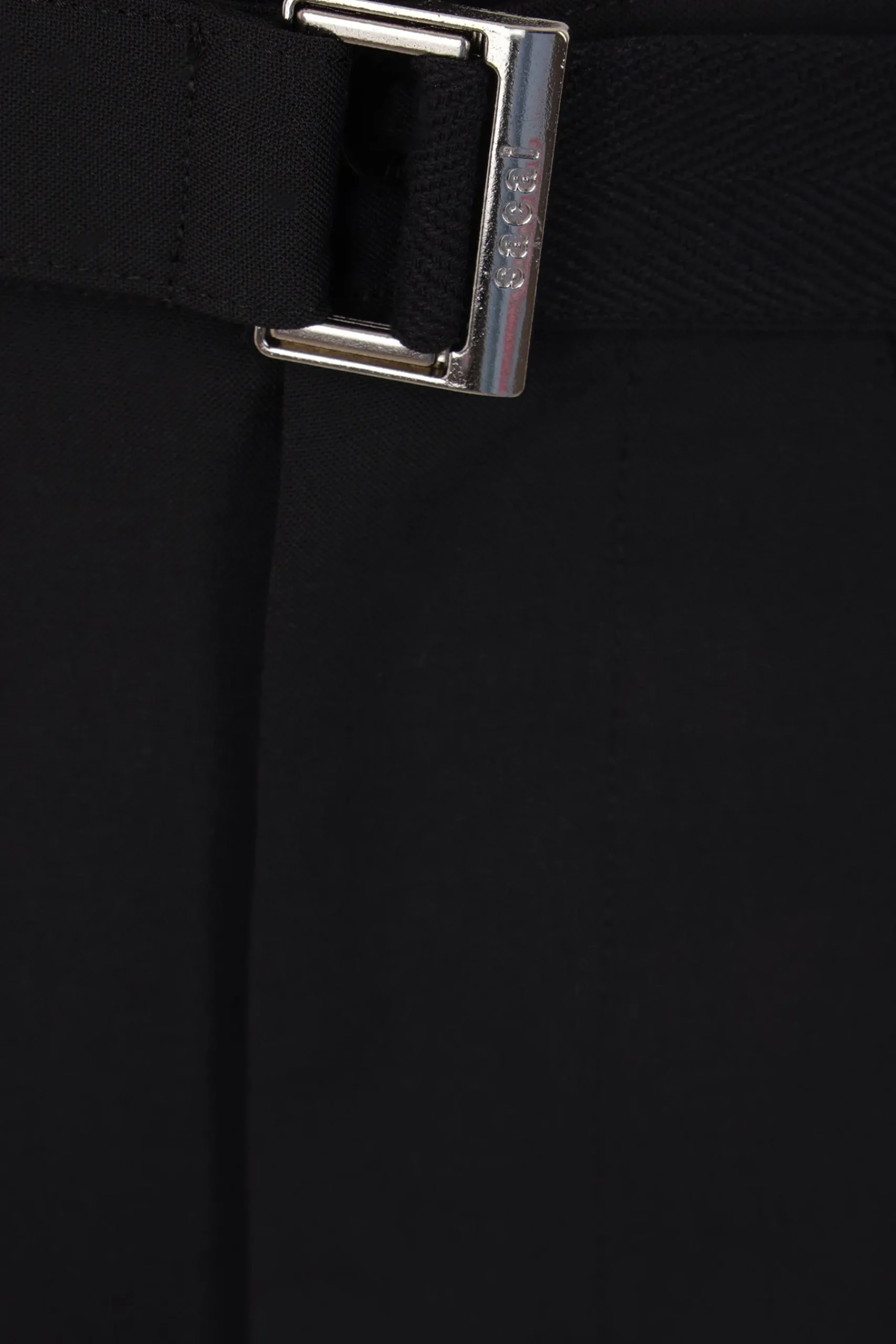SACAI wool blend cargo trousers with belt