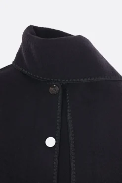 Women TOTEME wool blend embroidered scarf jacket