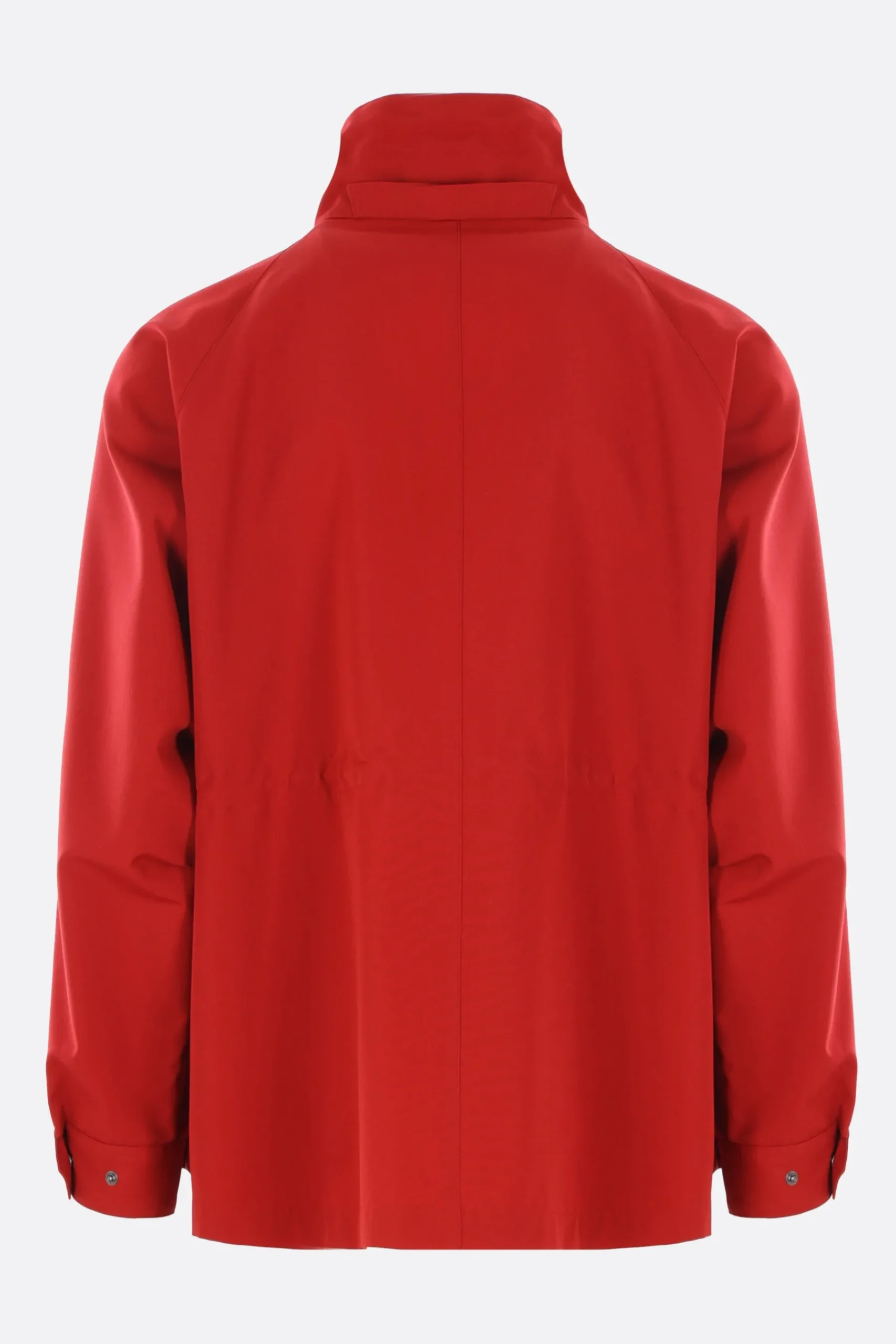 AURALEE wool canvas high neck zip blouson