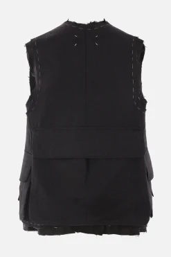 Women MAISON MARGIELA wool cargo vest