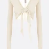 Women RICK OWENS wool crop wrap cardigan