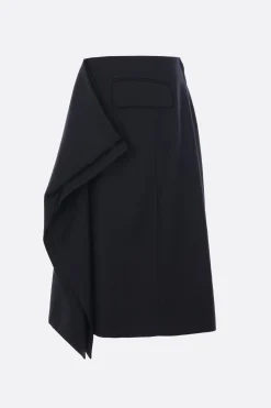 Women NOIR KEI NINOMIYA wool deconstructed skirt