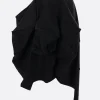 Women YOHJI YAMAMOTO wool destructured skirt