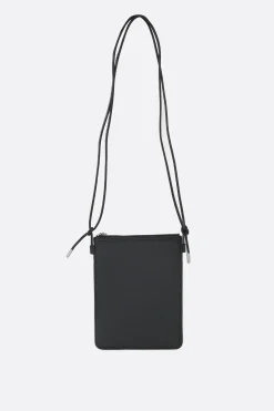 Y-3 crossbody bag in crinkled leather
