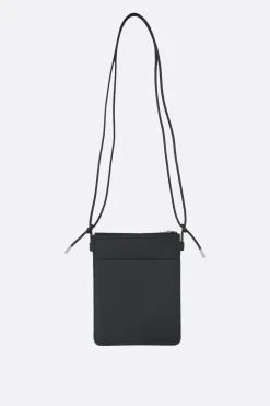 Y-3 crossbody bag in crinkled leather