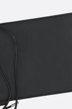 Y-3 crossbody bag in crinkled leather