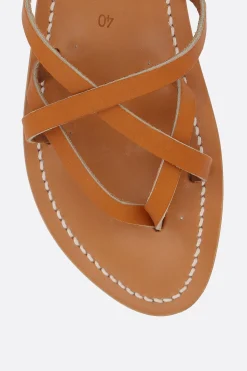 Women K.JACQUES X 10 CORSO COMO Zenobie thong sandals in smooth leather