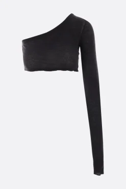 Women RICK OWENS Ziggy jersey one-shoulder top