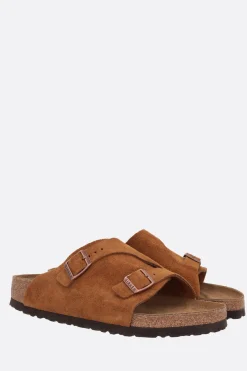 BIRKENSTOCK Zürich BS suede flat sandals (Narrow Fit)
